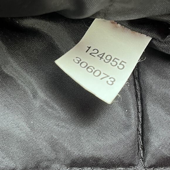 Old Navy Wool Blend Field Jacket Mens Medium Black Quilted Lined Chore Coat - Picture 6 of 11